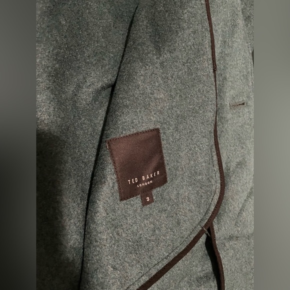 Ted Baker Wool Blend Jacket, Size 3 - Picture 2 of 3